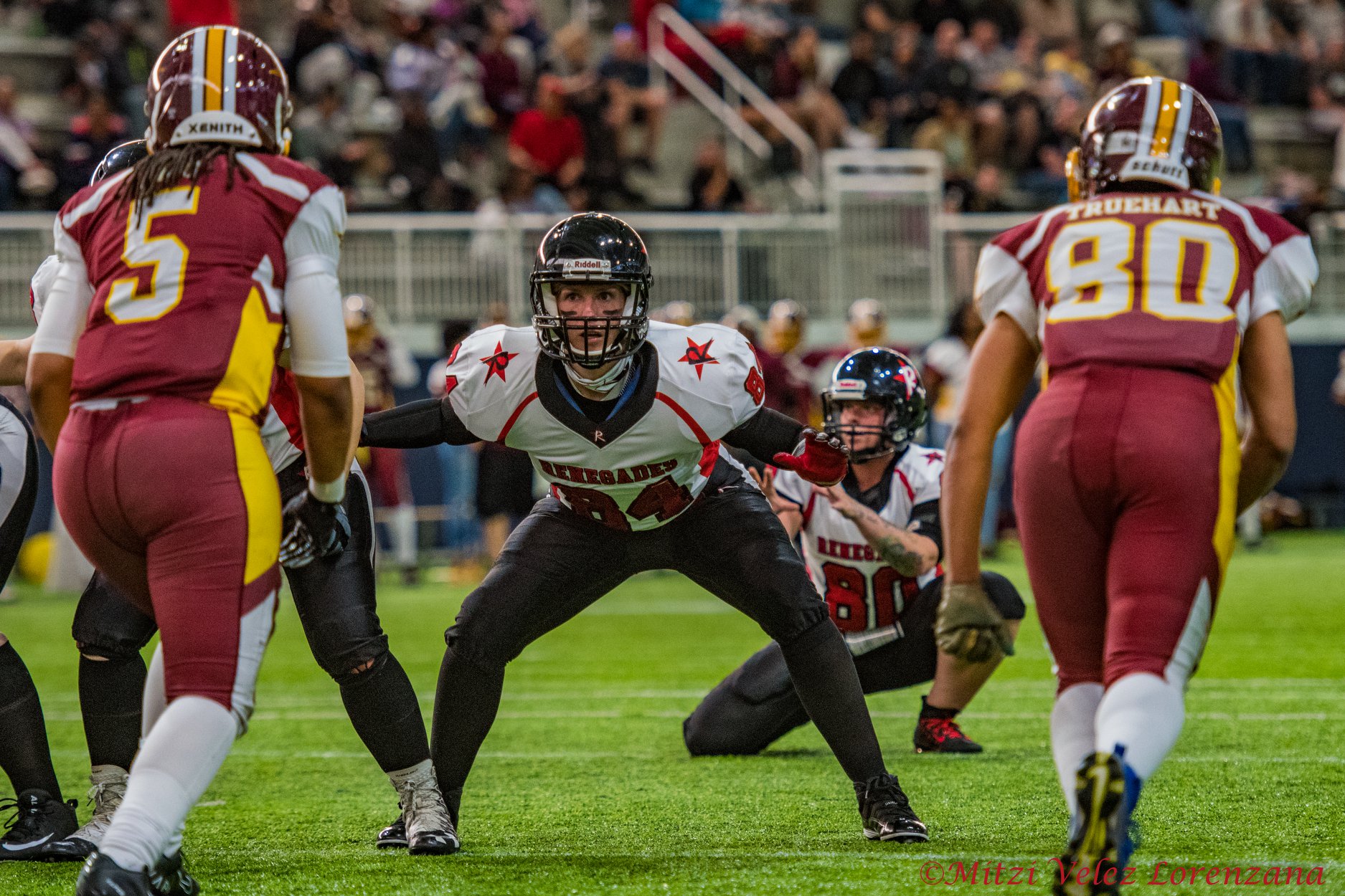 Boston Renegades Offensive Linewoman Maureen Lemay #84
