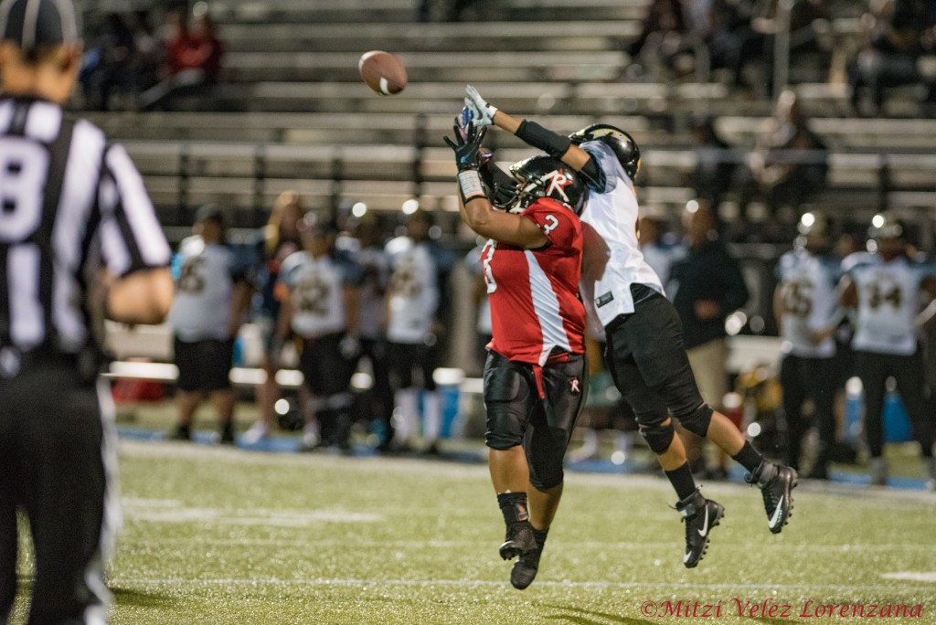 Stephanie Pascual catches a pass in the 2019 championship game. The Boston Renegades defeated the Cali War 52-24 in July 2019.