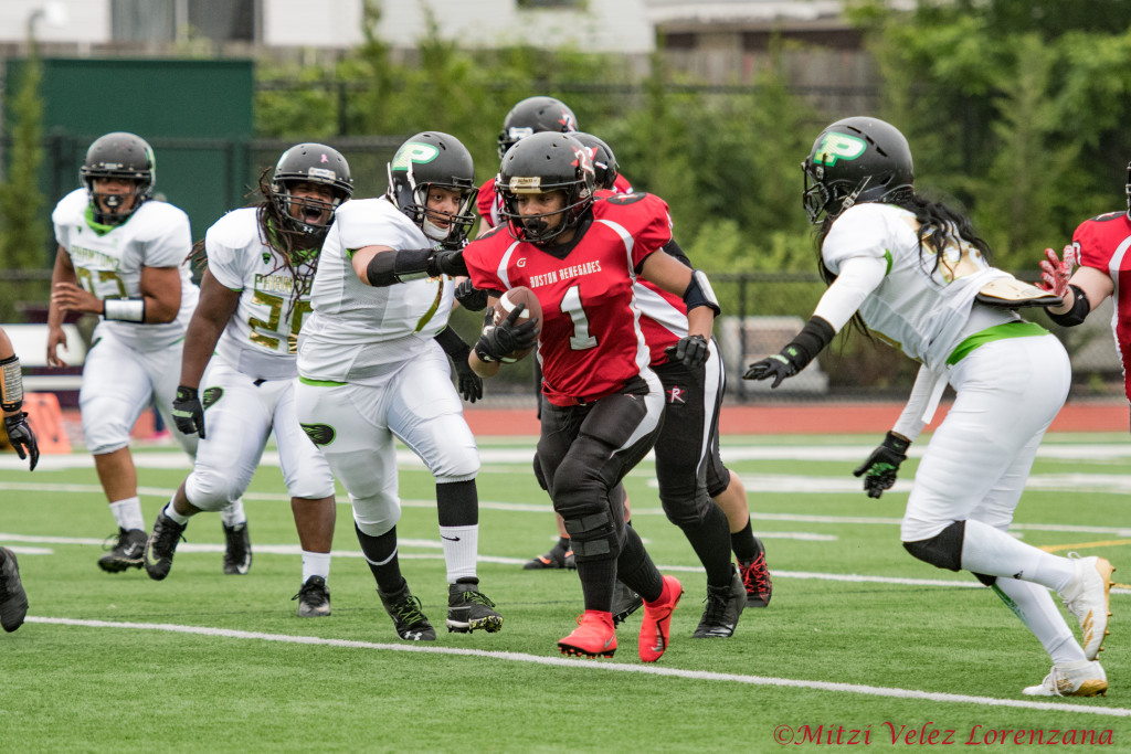 Boston Renegades shut out the Philly Phantomz 91-0