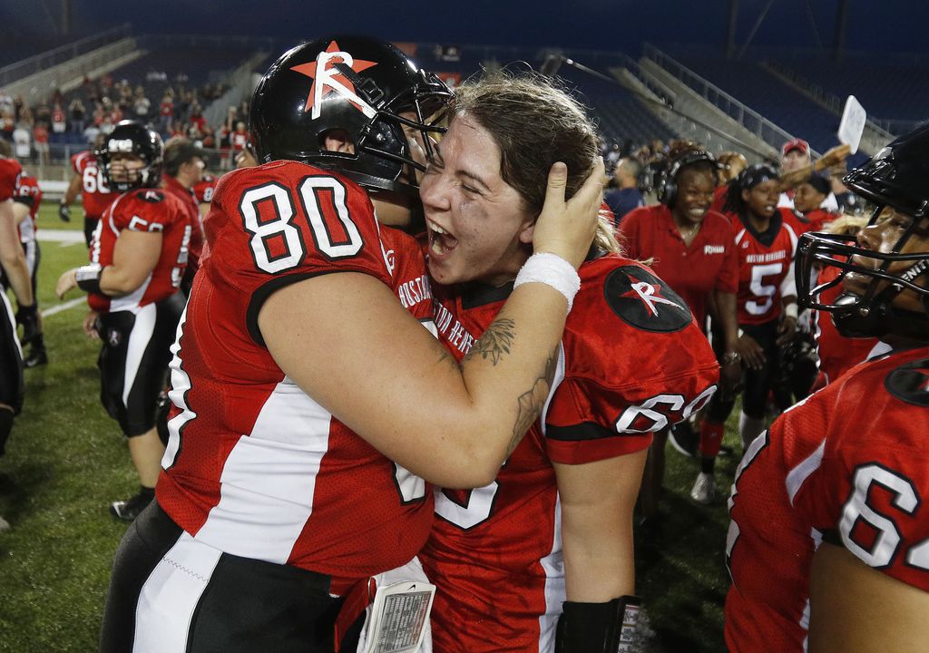 Ash Beckham and Sam McKay of the Boston Renegades