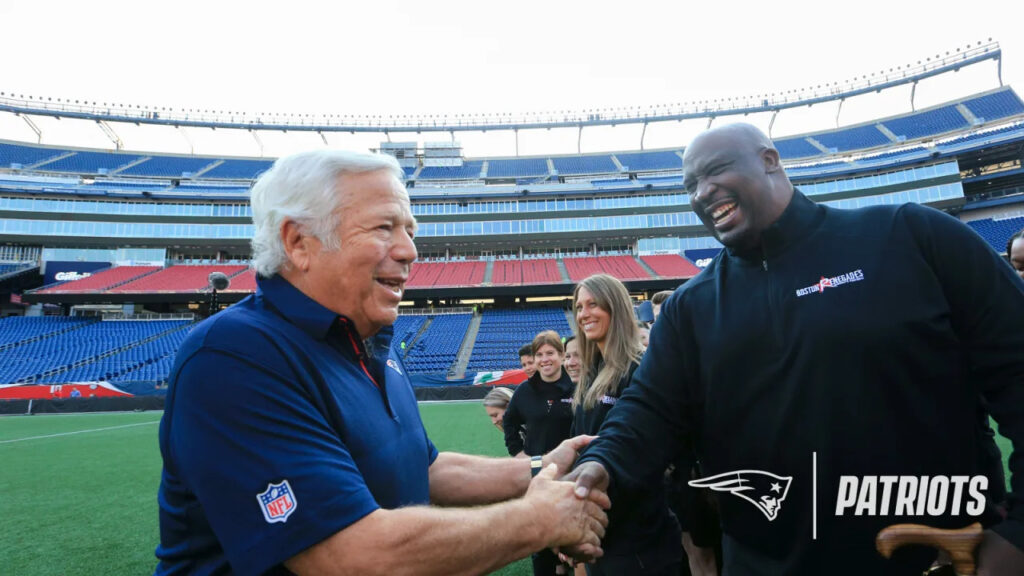 Robert Kraft and Vernon Crawford.